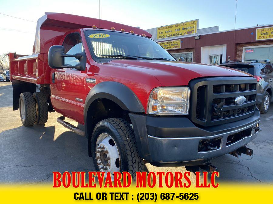 2007 Ford F550 Super Duty Regular Cab & Chassis 141  W.B. 2D, available for sale in New Haven, Connecticut | Boulevard Motors LLC. New Haven, Connecticut