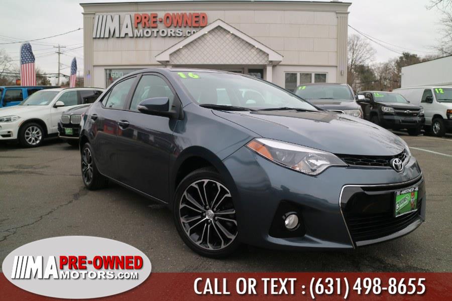 2016 Toyota Corolla 4dr Sdn CVT S (Natl), available for sale in Huntington Station, New York | M & A Motors. Huntington Station, New York