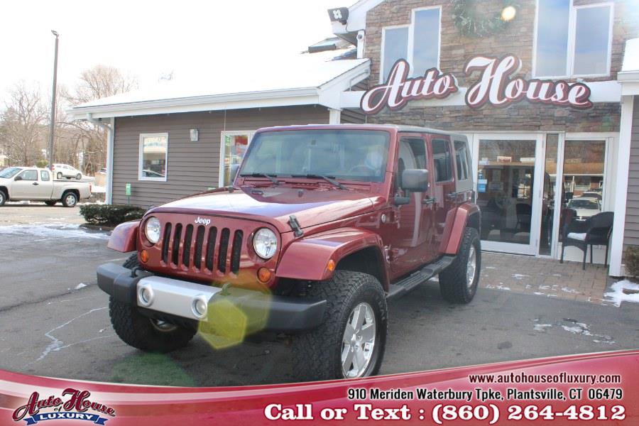 2008 Jeep Wrangler 4WD 4dr Unlimited Sahara, available for sale in Plantsville, Connecticut | Auto House of Luxury. Plantsville, Connecticut