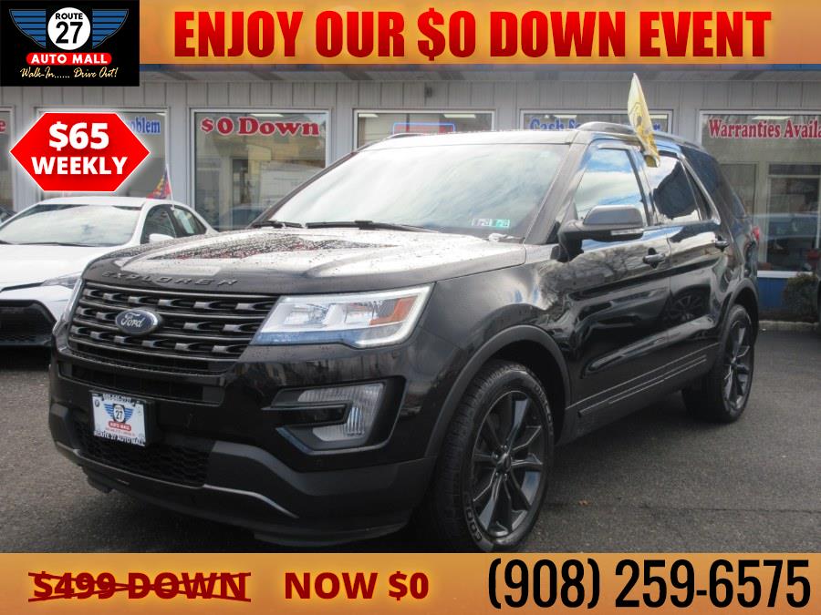 Four Wheel Drive 17 Ford Explorer With 4 Cylinders Dark Earth Gray Linden Nj Route 27 Auto Mall