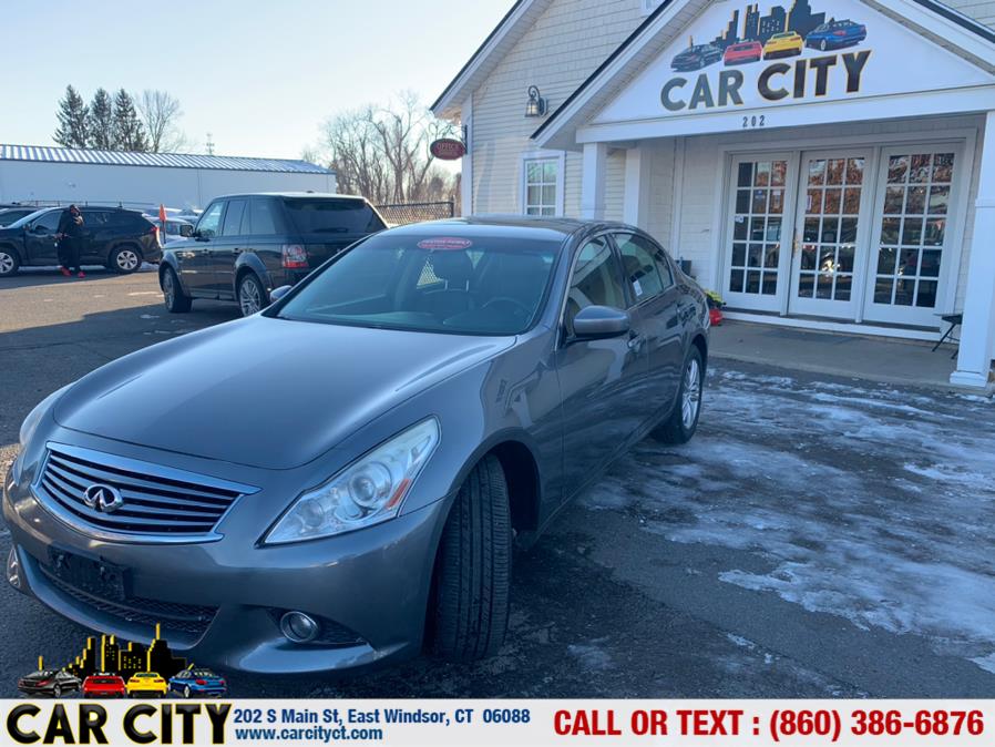 2012 Infiniti G25 Sedan 4dr x AWD, available for sale in East Windsor, Connecticut | Car City LLC. East Windsor, Connecticut