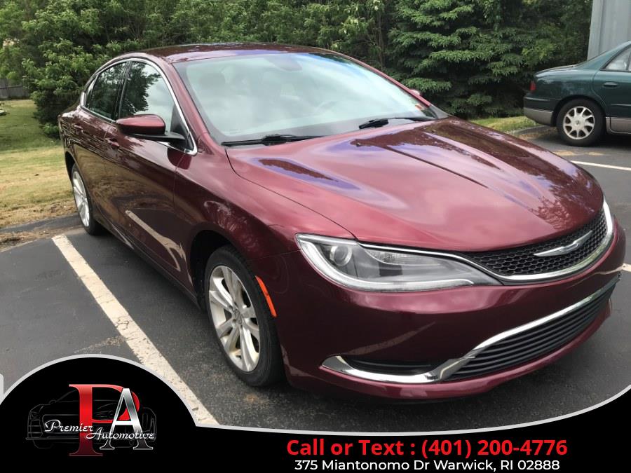 2015 Chrysler 200 4dr Sdn Limited FWD, available for sale in Warwick, Rhode Island | Premier Automotive Sales. Warwick, Rhode Island
