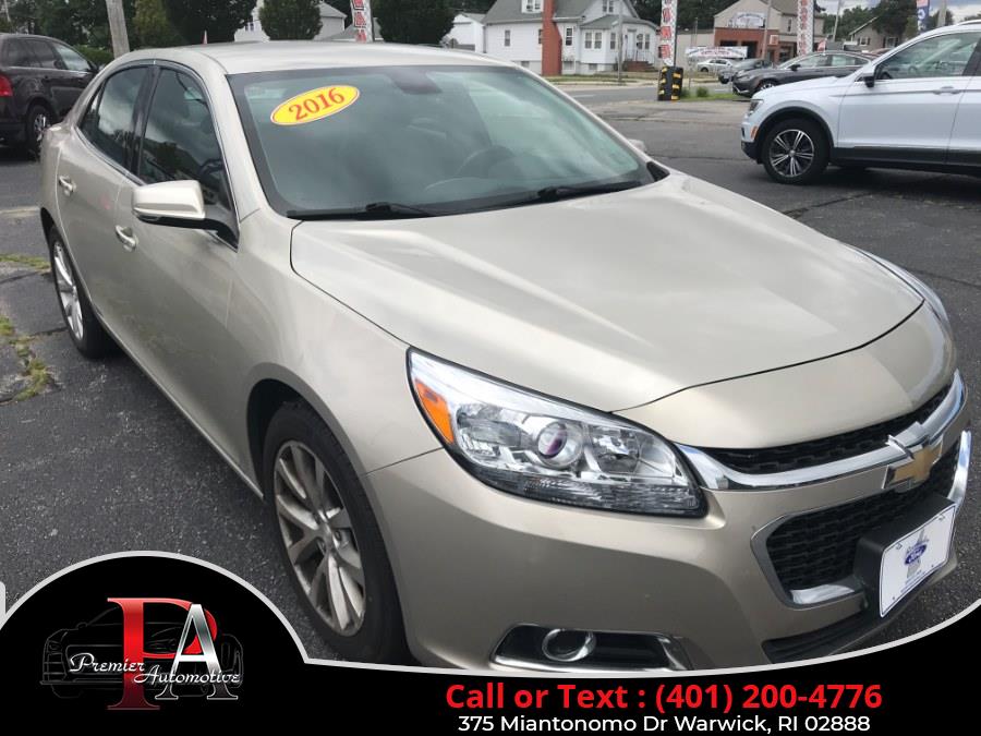 Chevrolet Malibu Limited 2016 In Warwick Cranston Barrington Seekonk Ri Premier Automotive Sales 104044