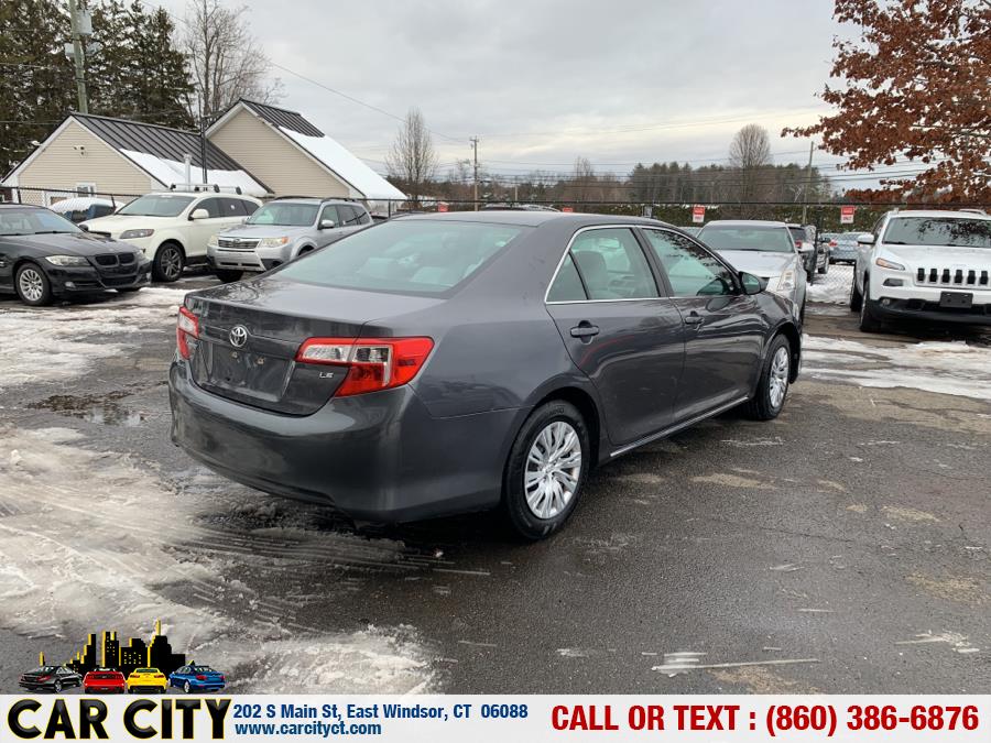 2012 Toyota Camry 4dr Sdn I4 Auto LE (Natl), available for sale in East Windsor, Connecticut | Car City LLC. East Windsor, Connecticut 2012 Toyota Camry 4dr Sdn I4 Auto LE (Natl), available for sale in East Windsor, Connecticut | Car City LLC. East Windsor, Connecticut