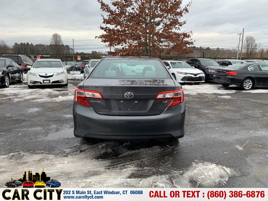 2012 Toyota Camry 4dr Sdn I4 Auto LE (Natl), available for sale in East Windsor, Connecticut | Car City LLC. East Windsor, Connecticut 2012 Toyota Camry 4dr Sdn I4 Auto LE (Natl), available for sale in East Windsor, Connecticut | Car City LLC. East Windsor, Connecticut