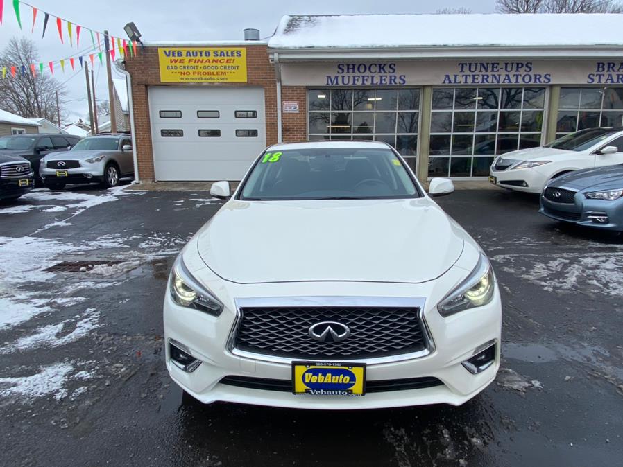 Used INFINITI Q50 3.0t LUXE AWD 2018 | VEB Auto Sales. Hartford, Connecticut Used INFINITI Q50 3.0t LUXE AWD 2018 | VEB Auto Sales. Hartford, Connecticut