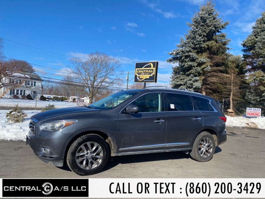 2013 Infiniti JX35 AWD 4dr, available for sale in East Windsor, Connecticut | Central A/S LLC. East Windsor, Connecticut