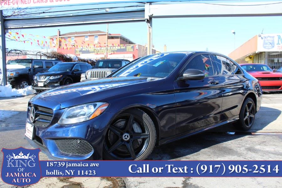 2017 Mercedes-Benz C-Class C 300 4MATIC Sedan with Sport Pkg, available for sale in Hollis, New York | King of Jamaica Auto Inc. Hollis, New York