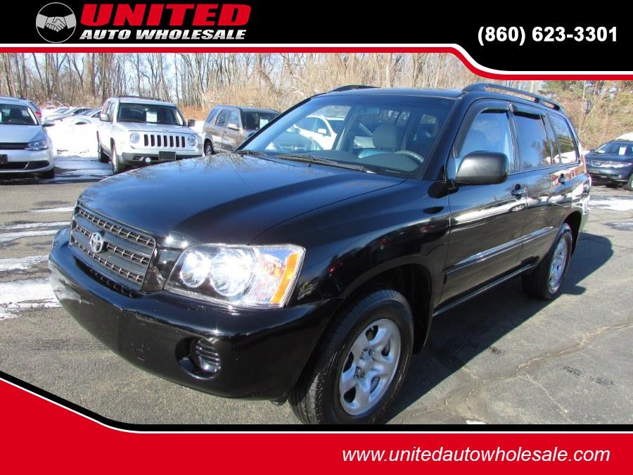 2002 Toyota Highlander 4dr 4-Cyl 4WD, available for sale in East Windsor, Connecticut | United Auto Sales of E Windsor, Inc. East Windsor, Connecticut