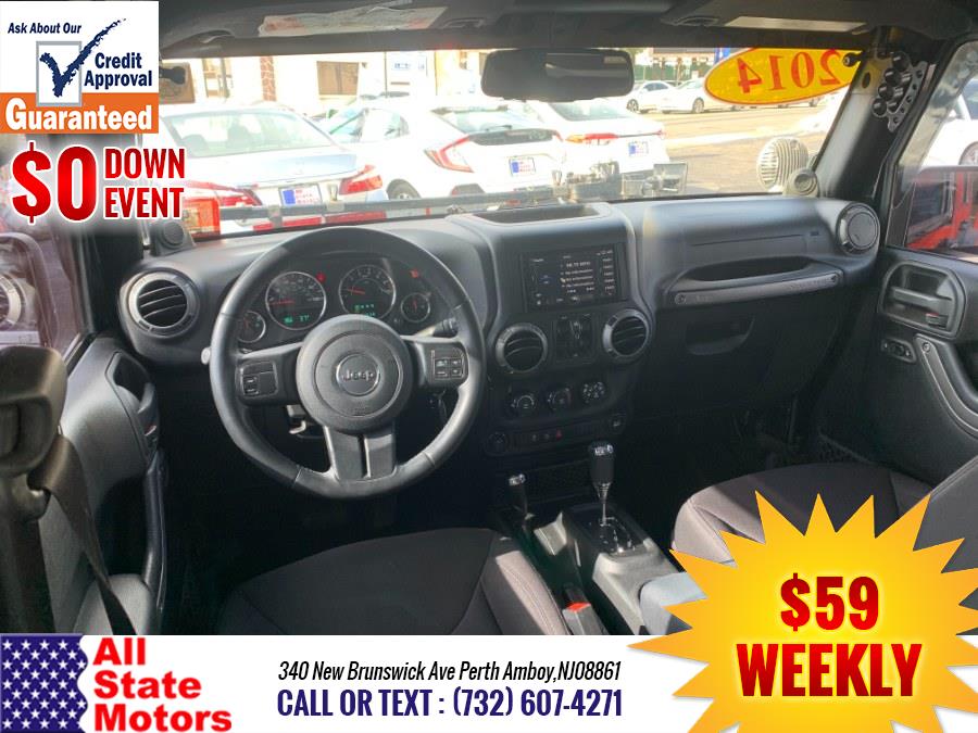 2014 Jeep Wrangler Unlimited 4WD 4dr Willys Wheeler, available for sale in Perth Amboy, New Jersey | All State Motor Inc. Perth Amboy, New Jersey 2014 Jeep Wrangler Unlimited 4WD 4dr Willys Wheeler, available for sale in Perth Amboy, New Jersey | All State Motor Inc. Perth Amboy, New Jersey