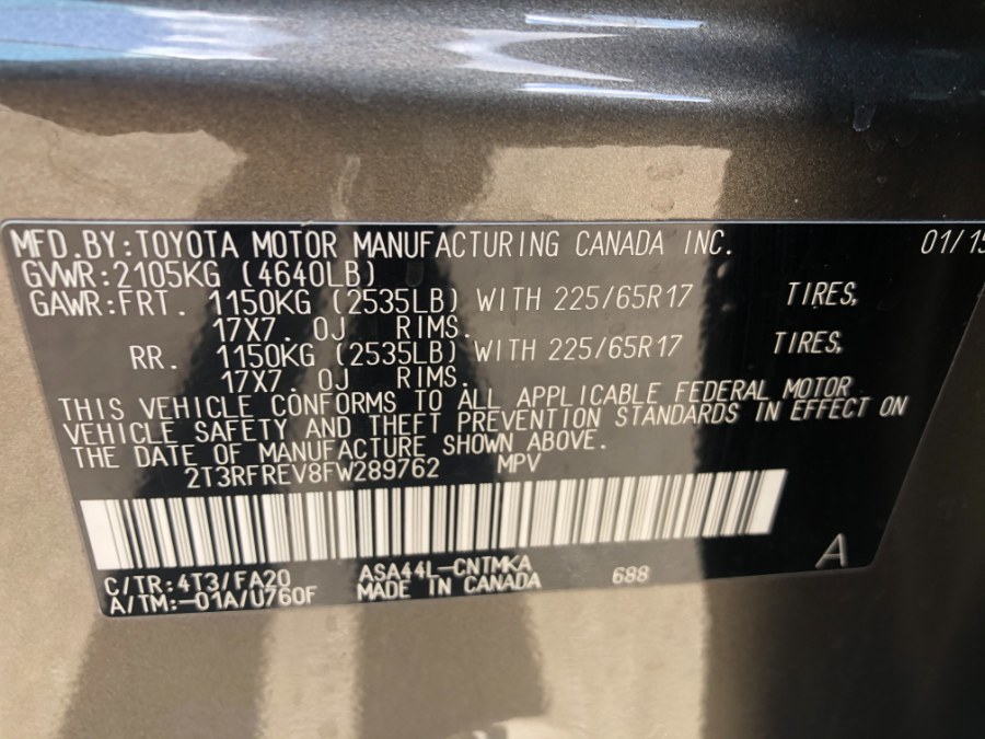 2015 Toyota RAV4 AWD 4dr XLE (Natl), available for sale in Bristol, Connecticut | Bristol Auto Center LLC. Bristol, Connecticut 2015 Toyota RAV4 AWD 4dr XLE (Natl), available for sale in Bristol, Connecticut | Bristol Auto Center LLC. Bristol, Connecticut