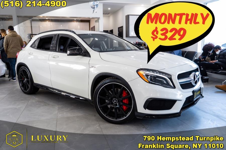 2015 Mercedes-Benz GLA-Class 4MATIC 4dr GLA45 AMG, available for sale in Franklin Square, New York | Luxury Motor Club. Franklin Square, New York