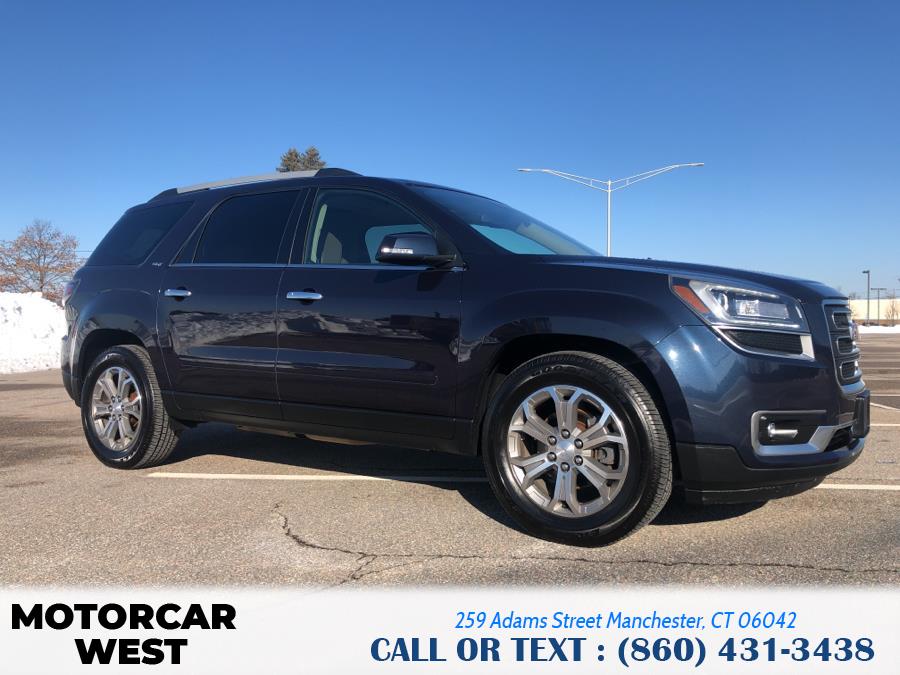 2015 GMC Acadia AWD 4dr SLT w/SLT-1, available for sale in Manchester, Connecticut | Motorcar West. Manchester, Connecticut 2015 GMC Acadia AWD 4dr SLT w/SLT-1, available for sale in Manchester, Connecticut | Motorcar West. Manchester, Connecticut