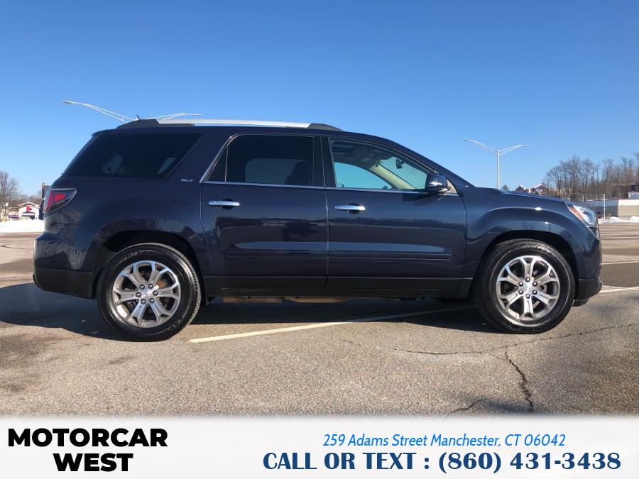 2015 GMC Acadia AWD 4dr SLT w/SLT-1, available for sale in Manchester, Connecticut | Motorcar West. Manchester, Connecticut 2015 GMC Acadia AWD 4dr SLT w/SLT-1, available for sale in Manchester, Connecticut | Motorcar West. Manchester, Connecticut