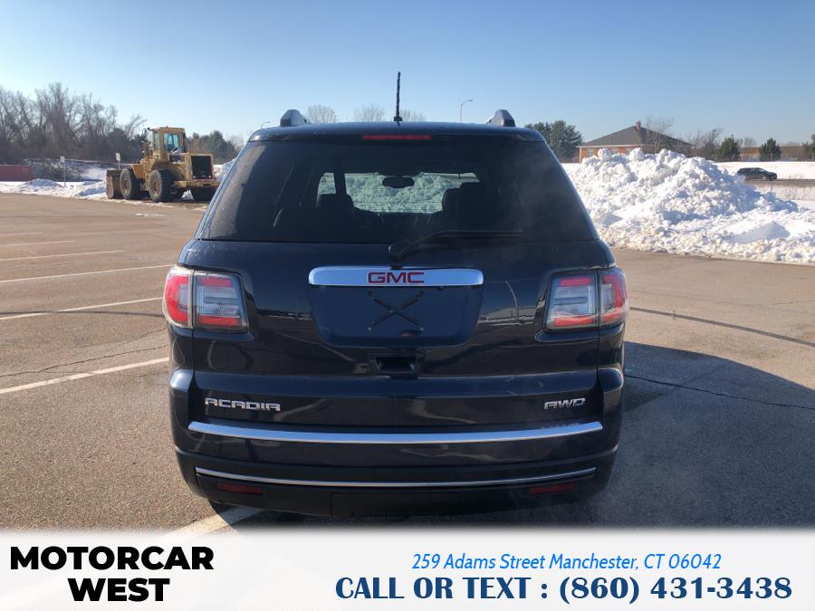 2015 GMC Acadia AWD 4dr SLT w/SLT-1, available for sale in Manchester, Connecticut | Motorcar West. Manchester, Connecticut 2015 GMC Acadia AWD 4dr SLT w/SLT-1, available for sale in Manchester, Connecticut | Motorcar West. Manchester, Connecticut