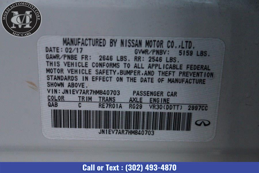 Used INFINITI Q50 3.0t Premium AWD 2017 | Morsi Automotive Corp. New Castle, Delaware Used INFINITI Q50 3.0t Premium AWD 2017 | Morsi Automotive Corp. New Castle, Delaware