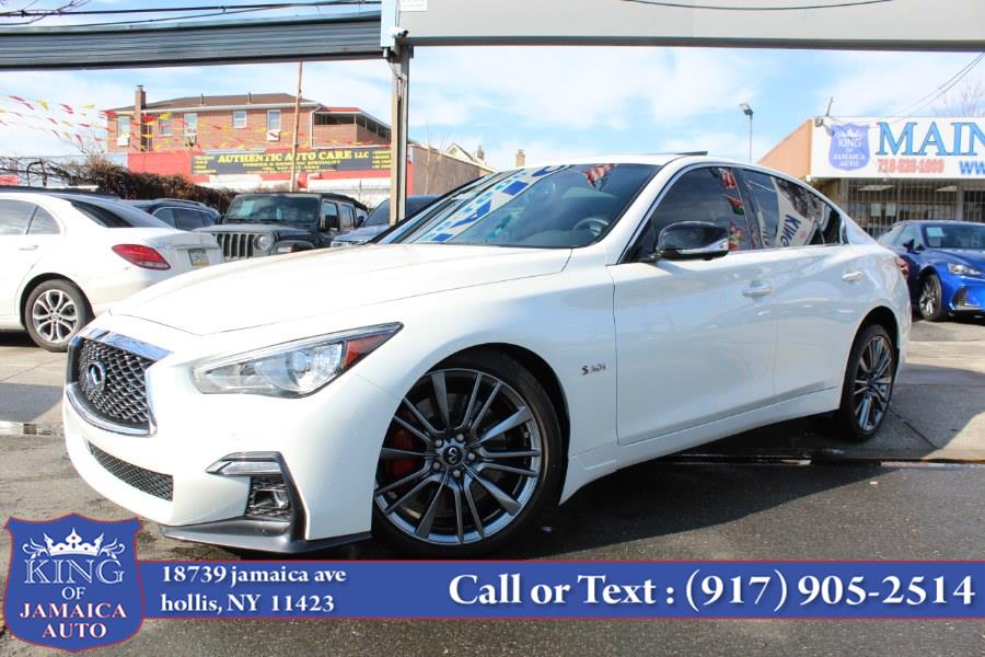 2018 INFINITI Q50 RED SPORT 400 RWD, available for sale in Hollis, New York | King of Jamaica Auto Inc. Hollis, New York