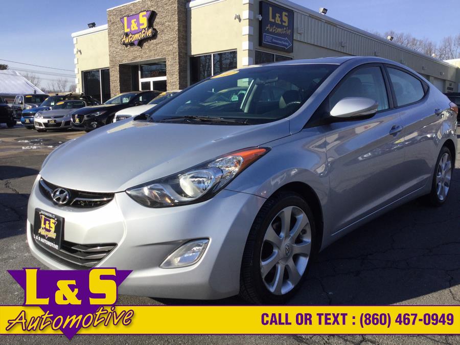 2012 Hyundai Elantra 4dr Sdn Auto Limited PZEV, available for sale in Plantsville, Connecticut | L&S Automotive LLC. Plantsville, Connecticut