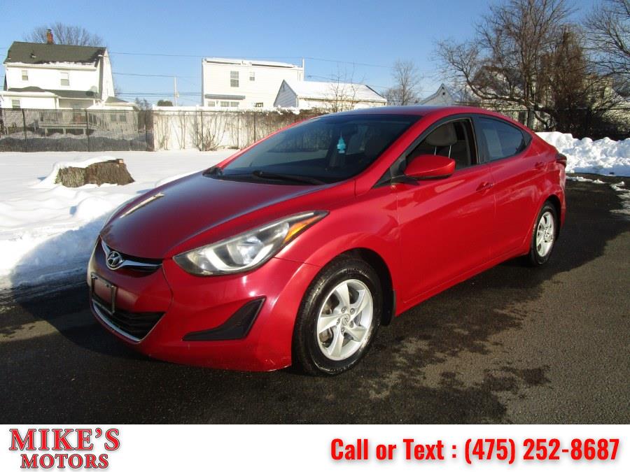 2014 Hyundai Elantra 4dr Sdn Auto SE (Ulsan Plant), available for sale in Stratford, Connecticut | Mike's Motors LLC. Stratford, Connecticut