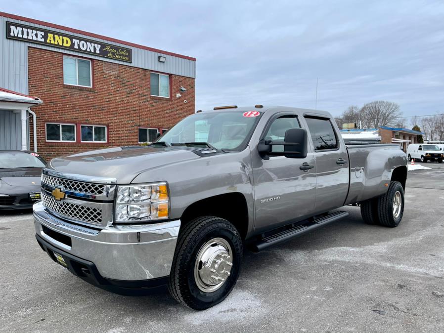 2012 Chevrolet Silverado 3500HD 4WD Crew Cab 167.7" Work Truck, available for sale in South Windsor, Connecticut | Mike And Tony Auto Sales, Inc. South Windsor, Connecticut