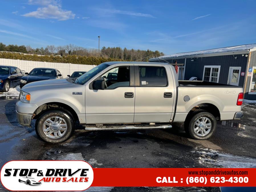 2008 Ford F-150 4WD SuperCrew 139" XLT, available for sale in East Windsor, Connecticut | Stop & Drive Auto Sales. East Windsor, Connecticut