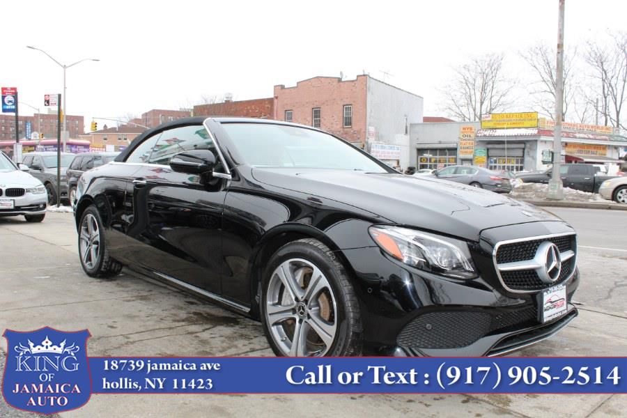 2018 Mercedes-Benz E-Class E 400 4MATIC Cabriolet, available for sale in Hollis, New York | King of Jamaica Auto Inc. Hollis, New York 2018 Mercedes-Benz E-Class E 400 4MATIC Cabriolet, available for sale in Hollis, New York | King of Jamaica Auto Inc. Hollis, New York