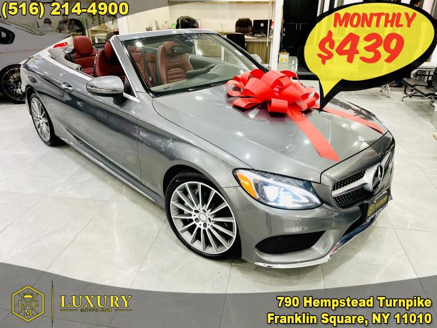 2017 Mercedes-Benz C-Class C 300 4MATIC Cabriolet, available for sale in Franklin Square, New York | Luxury Motor Club. Franklin Square, New York