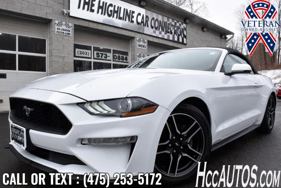 2020 Ford Mustang EcoBoost Convertible, available for sale in Waterbury, Connecticut | Highline Car Connection. Waterbury, Connecticut