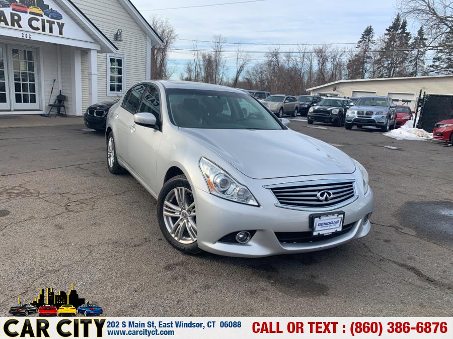 2011 Infiniti G25 Sedan 4dr x AWD, available for sale in East Windsor, Connecticut | Car City LLC. East Windsor, Connecticut 2011 Infiniti G25 Sedan 4dr x AWD, available for sale in East Windsor, Connecticut | Car City LLC. East Windsor, Connecticut