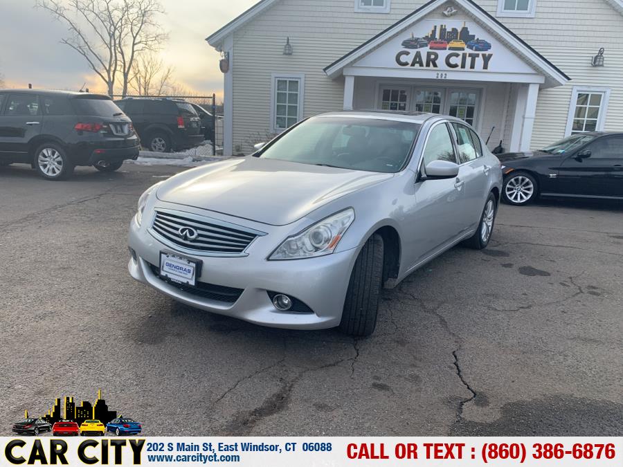 2011 Infiniti G25 Sedan 4dr x AWD, available for sale in East Windsor, Connecticut | Car City LLC. East Windsor, Connecticut 2011 Infiniti G25 Sedan 4dr x AWD, available for sale in East Windsor, Connecticut | Car City LLC. East Windsor, Connecticut