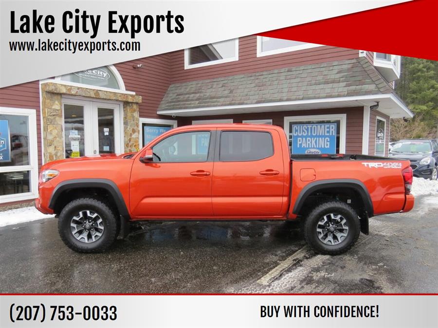 Used Toyota Tacoma TRD Off Road 4x4 4dr Double Cab 5.0 ft SB 6A 2018 | Lake City Exports Inc. Auburn, Maine Used Toyota Tacoma TRD Off Road 4x4 4dr Double Cab 5.0 ft SB 6A 2018 | Lake City Exports Inc. Auburn, Maine