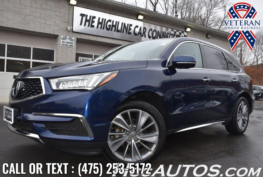 2018 Acura MDX SH-AWD w/Technology Pkg, available for sale in Waterbury, Connecticut | Highline Car Connection. Waterbury, Connecticut