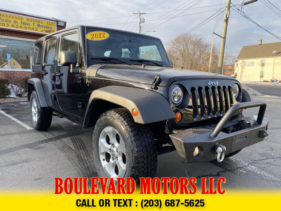 2012 Jeep Wrangler Unlimited Sport SUV 4D, available for sale in New Haven, Connecticut | Boulevard Motors LLC. New Haven, Connecticut