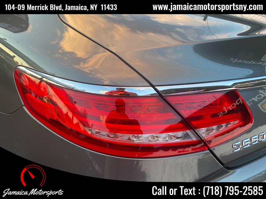 2016 Mercedes-Benz S-Class 2dr Cpe S550 4MATIC, available for sale in Jamaica, New York | Jamaica Motor Sports. Jamaica, New York 2016 Mercedes-Benz S-Class 2dr Cpe S550 4MATIC, available for sale in Jamaica, New York | Jamaica Motor Sports. Jamaica, New York