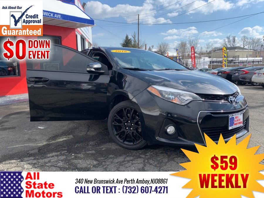 2016 Toyota Corolla 4dr Sdn CVT S w/Special Edition Pkg (Natl), available for sale in Perth Amboy, New Jersey | All State Motor Inc. Perth Amboy, New Jersey 2016 Toyota Corolla 4dr Sdn CVT S w/Special Edition Pkg (Natl), available for sale in Perth Amboy, New Jersey | All State Motor Inc. Perth Amboy, New Jersey