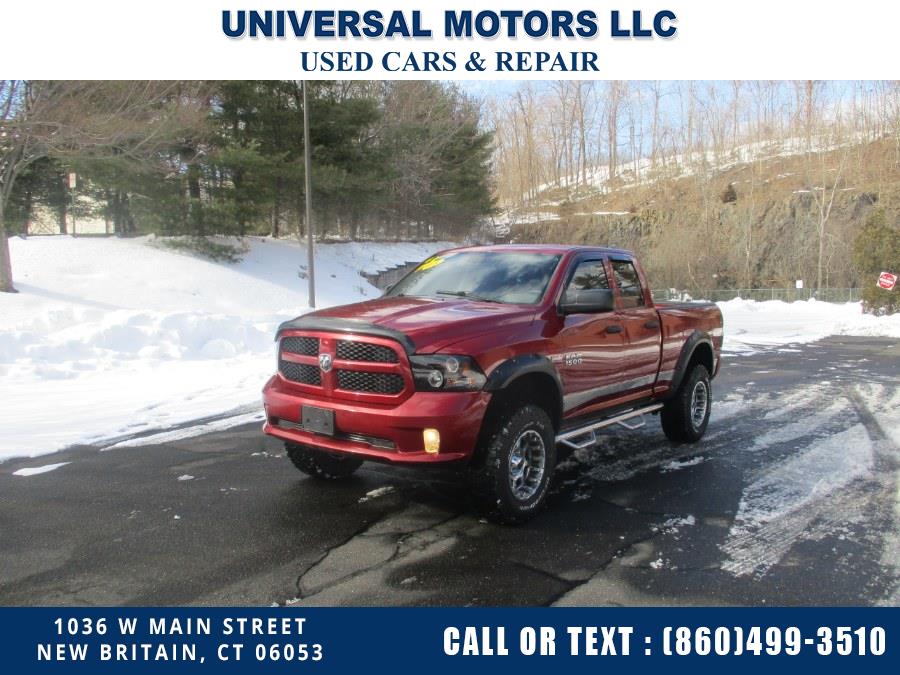 2013 Dodge RAM 1500 4WD Quad Cab 140.5" Tradesman, available for sale in New Britain, Connecticut | Universal Motors LLC. New Britain, Connecticut