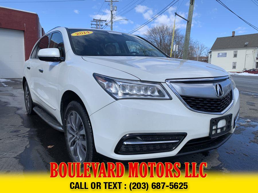 2014 Acura Mdx SH-AWD Sport Utility 4D, available for sale in New Haven, Connecticut | Boulevard Motors LLC. New Haven, Connecticut