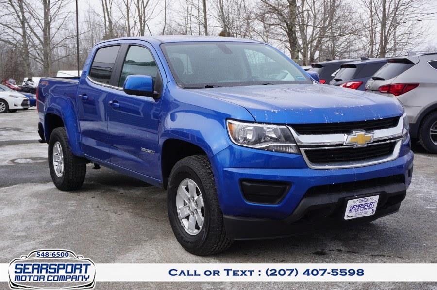 Used Chevrolet Colorado 4WD Crew Cab 140.5" Work Truck 2018 | Searsport Motor Company. Searsport, Maine Used Chevrolet Colorado 4WD Crew Cab 140.5" Work Truck 2018 | Searsport Motor Company. Searsport, Maine