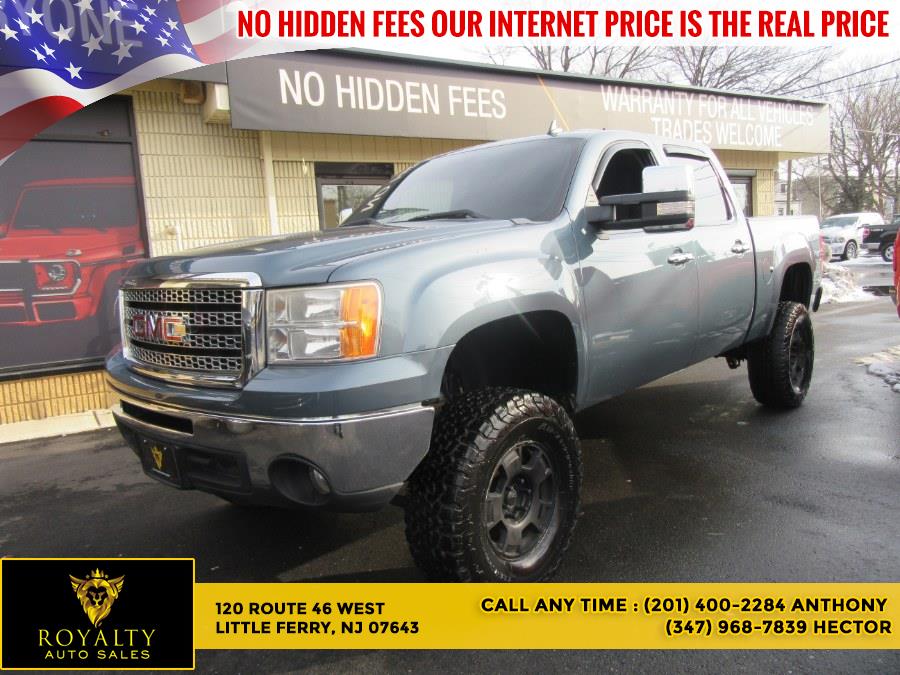 2012 GMC Sierra 1500 4WD Crew Cab 143.5" SLE, available for sale in Little Ferry, New Jersey | Royalty Auto Sales. Little Ferry, New Jersey