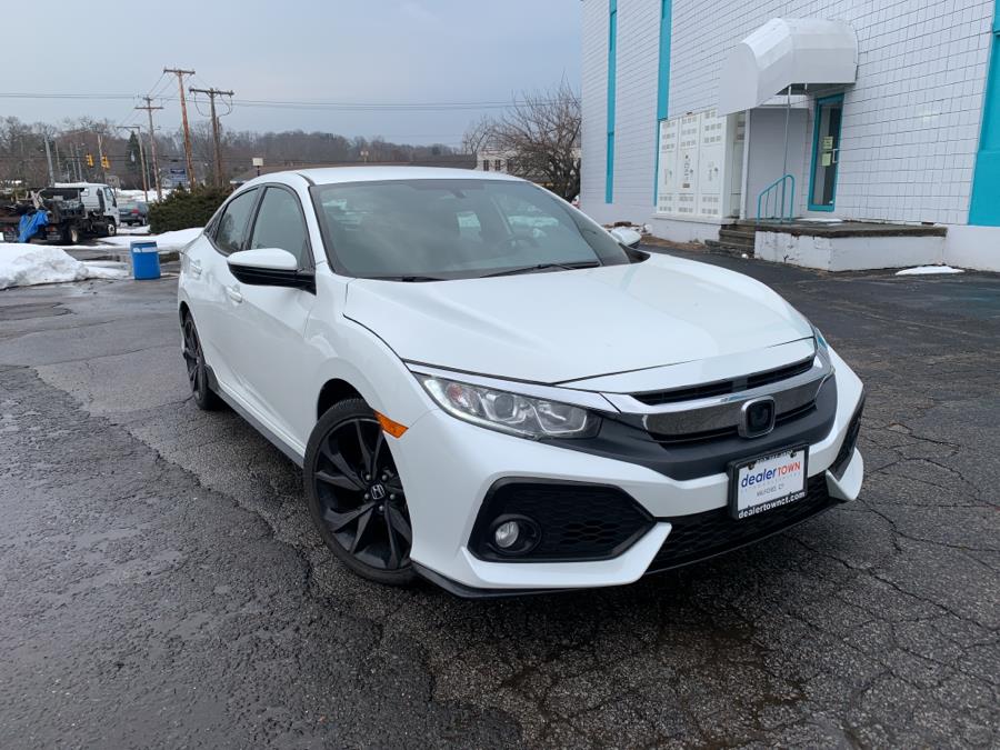 2018 Honda Civic Hatchback Sport CVT, available for sale in Milford, Connecticut | Dealertown Auto Wholesalers. Milford, Connecticut