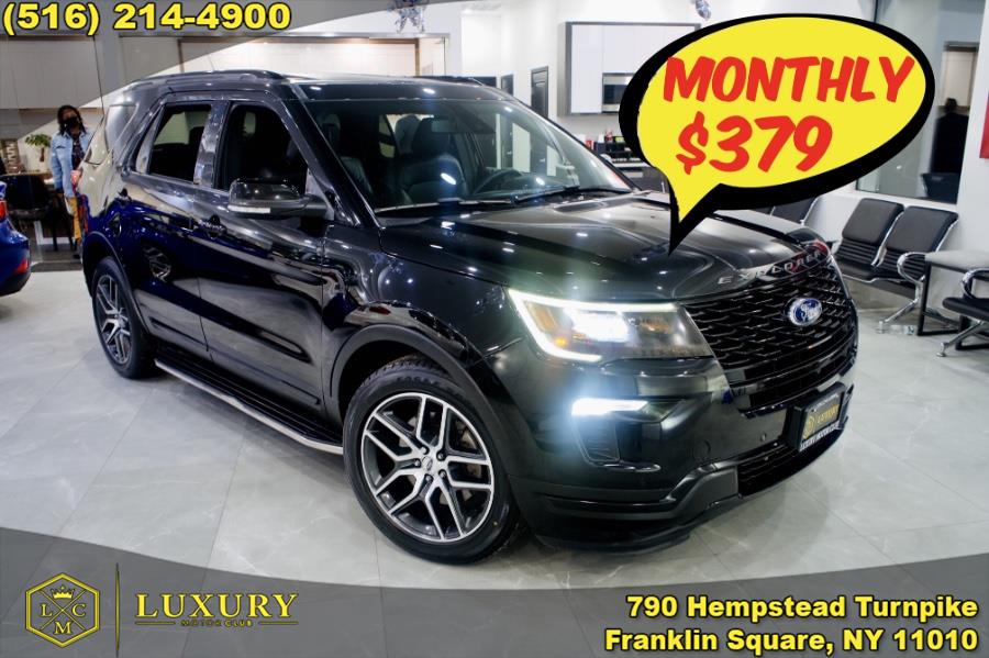 2018 Ford Explorer Sport 4WD, available for sale in Franklin Square, New York | Luxury Motor Club. Franklin Square, New York