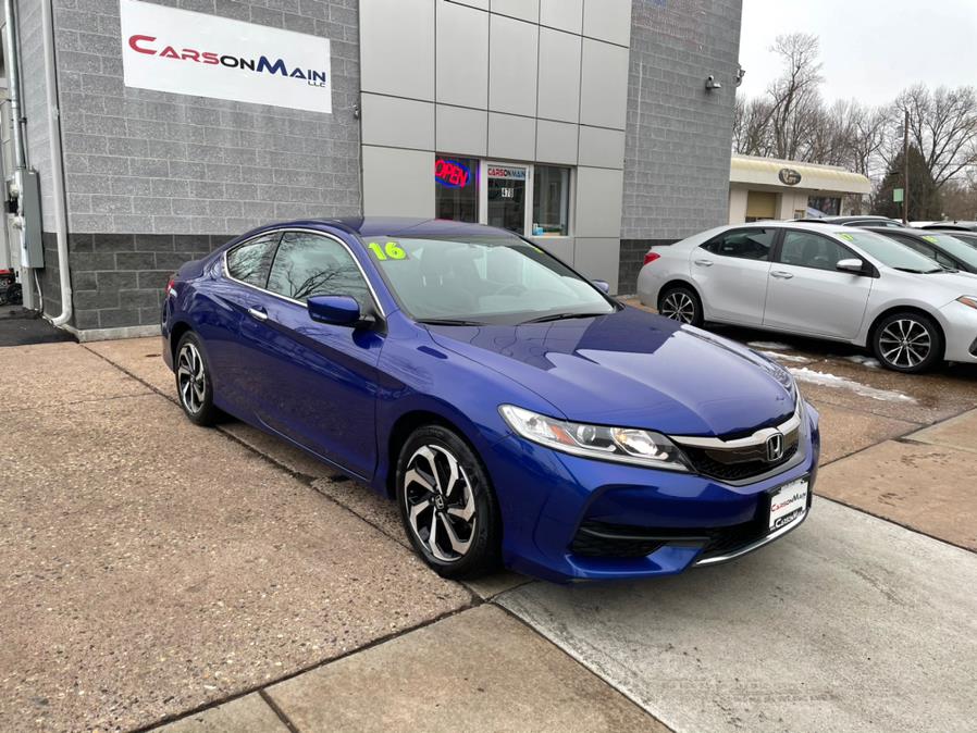 2016 Honda Accord Coupe 2dr I4 Man LX-S, available for sale in Manchester, Connecticut | Carsonmain LLC. Manchester, Connecticut