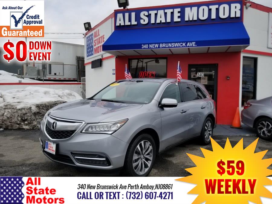 2016 Acura MDX SH-AWD 4dr w/Tech/AcuraWatch Plus, available for sale in Perth Amboy, New Jersey | All State Motor Inc. Perth Amboy, New Jersey