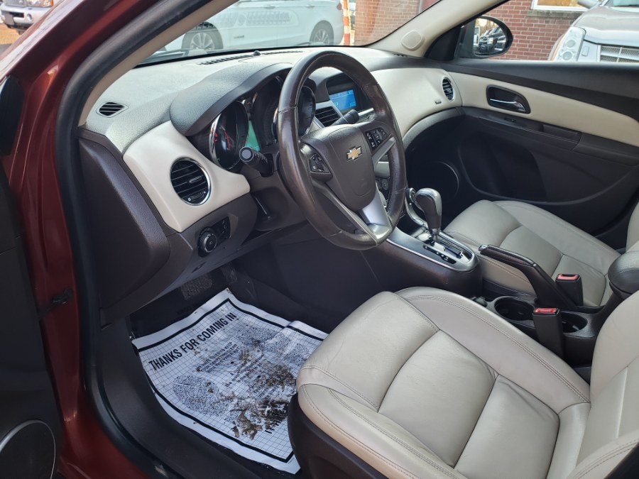 2012 Chevrolet Cruze 4dr Sdn LTZ Leather & Sunroof, available for sale in East Windsor, Connecticut | Toro Auto. East Windsor, Connecticut 2012 Chevrolet Cruze 4dr Sdn LTZ Leather & Sunroof, available for sale in East Windsor, Connecticut | Toro Auto. East Windsor, Connecticut