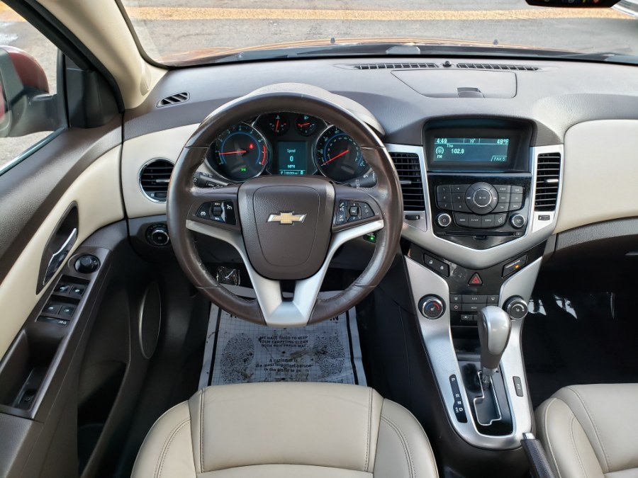 2012 Chevrolet Cruze 4dr Sdn LTZ Leather & Sunroof, available for sale in East Windsor, Connecticut | Toro Auto. East Windsor, Connecticut 2012 Chevrolet Cruze 4dr Sdn LTZ Leather & Sunroof, available for sale in East Windsor, Connecticut | Toro Auto. East Windsor, Connecticut