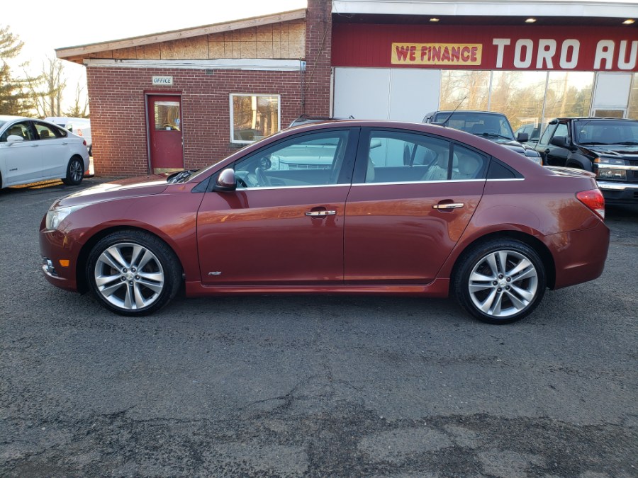 2012 Chevrolet Cruze 4dr Sdn LTZ Leather & Sunroof, available for sale in East Windsor, Connecticut | Toro Auto. East Windsor, Connecticut 2012 Chevrolet Cruze 4dr Sdn LTZ Leather & Sunroof, available for sale in East Windsor, Connecticut | Toro Auto. East Windsor, Connecticut