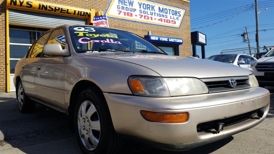 1993 Toyota Corolla 4dr Sedan LE 4-Spd Auto, available for sale in Bronx, New York | New York Motors Group Solutions LLC. Bronx, New York