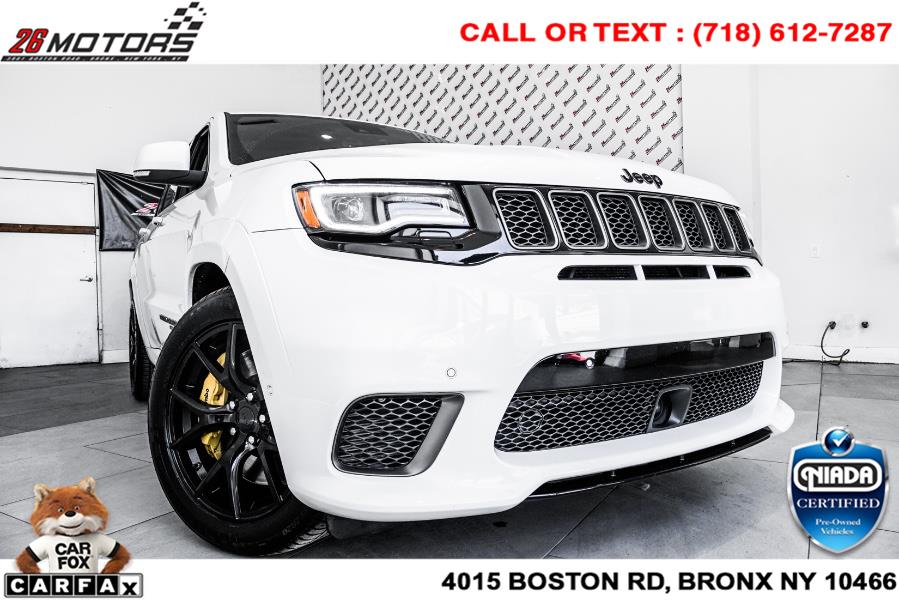 Used Jeep Grand Cherokee Trackhawk 4x4 *Ltd Avail* 2018 | 26 Motors Corp. Bronx, New York Used Jeep Grand Cherokee Trackhawk 4x4 *Ltd Avail* 2018 | 26 Motors Corp. Bronx, New York
