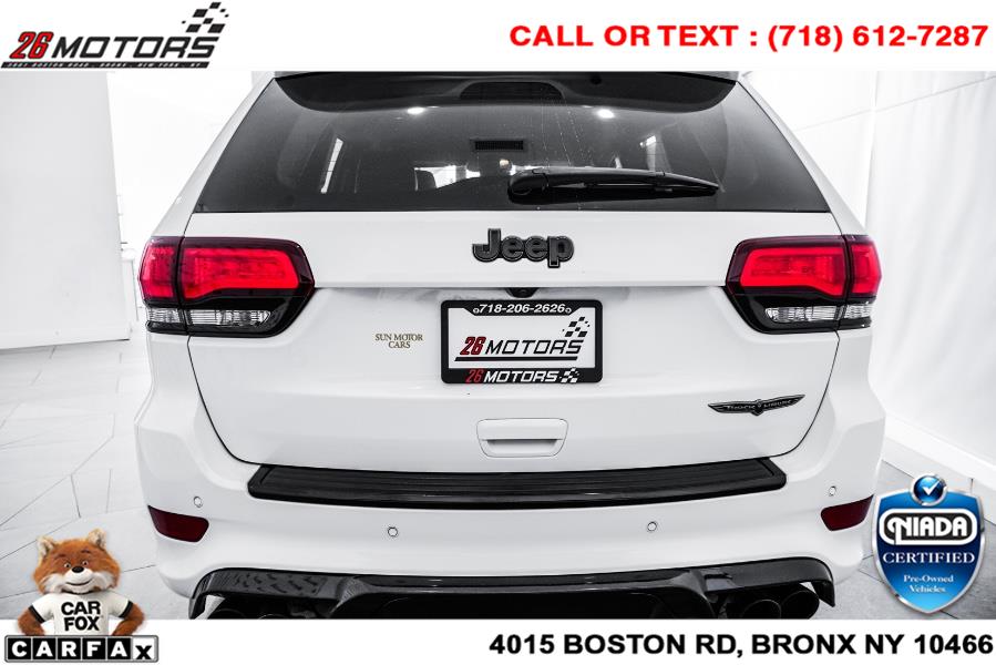 Used Jeep Grand Cherokee Trackhawk 4x4 *Ltd Avail* 2018 | 26 Motors Corp. Bronx, New York Used Jeep Grand Cherokee Trackhawk 4x4 *Ltd Avail* 2018 | 26 Motors Corp. Bronx, New York