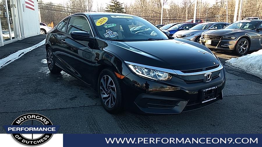 2016 Honda Civic Coupe 2dr CVT LX-P, available for sale in Wappingers Falls, New York | Performance Motor Cars. Wappingers Falls, New York